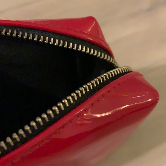 YSL beaute red vibes cosmetic bag makeup case pouch bag - Picture 3 of 4